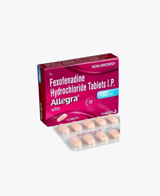 allegra 180mg tablet 10's allegra 180mg tablet 10's