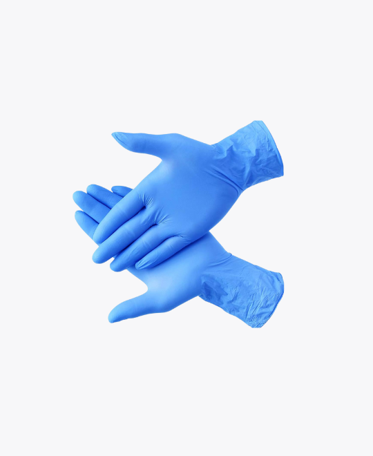 blue gloves blue gloves